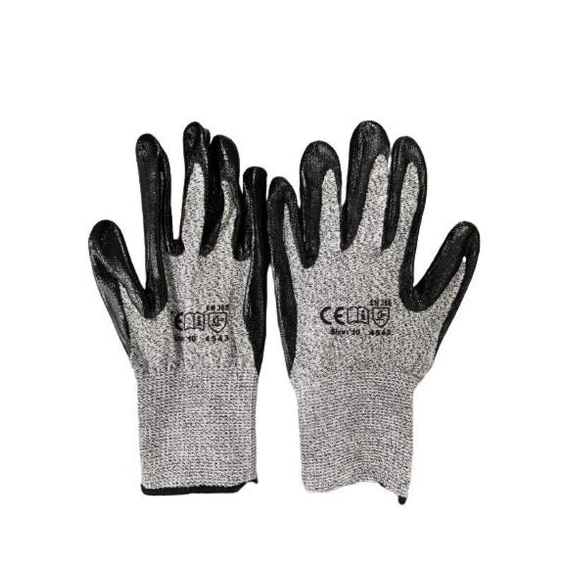 Am/Aiko Anti Cut Glove (4543) black size 10 (level 5) smooth | Model : GLOVE-AM4543B-S