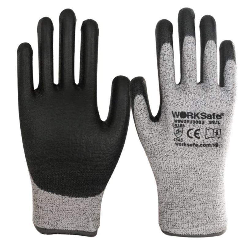 Worksafe Rougth Cut-Resistant Glove (4543) | Model : GLOVE-PU3003-R