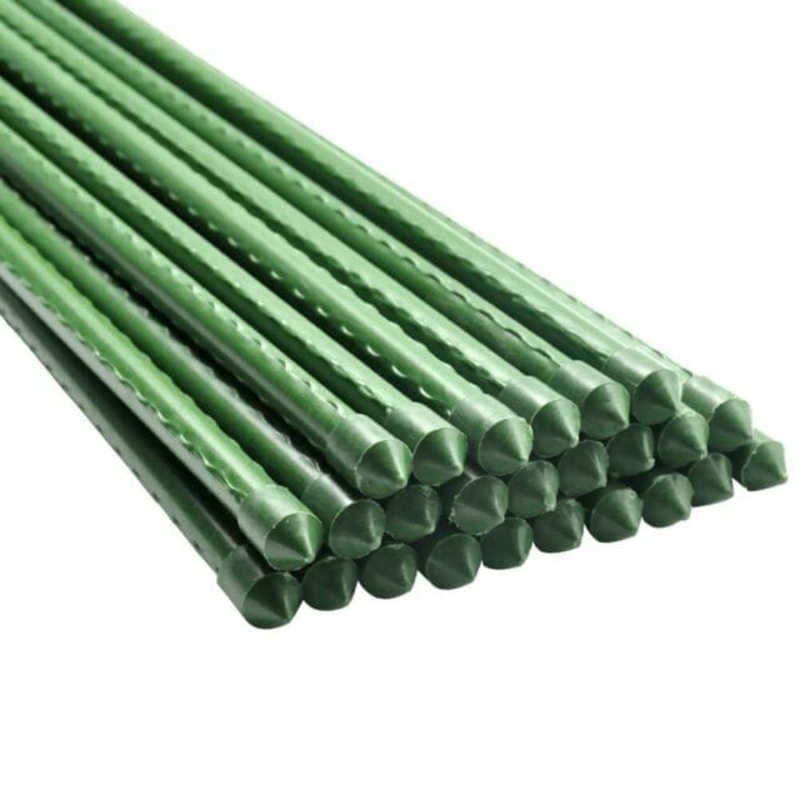 Xcel Garden Stake - Green Plastic Covered 20mm x 2.4m - Pack of 10