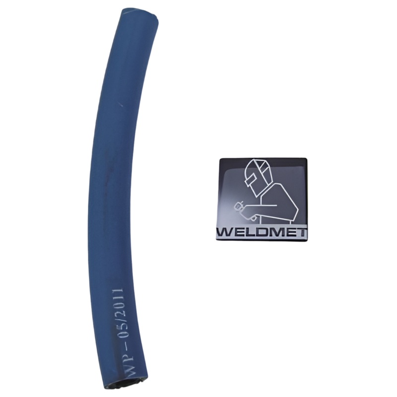 Hose Single Bore 6.5mm Dia Rubber Hose Blue Oxygen [1426]