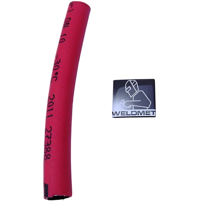 Hose Single Bore 6.5mm Dia Rubber Hose Red Acetylene [1439]