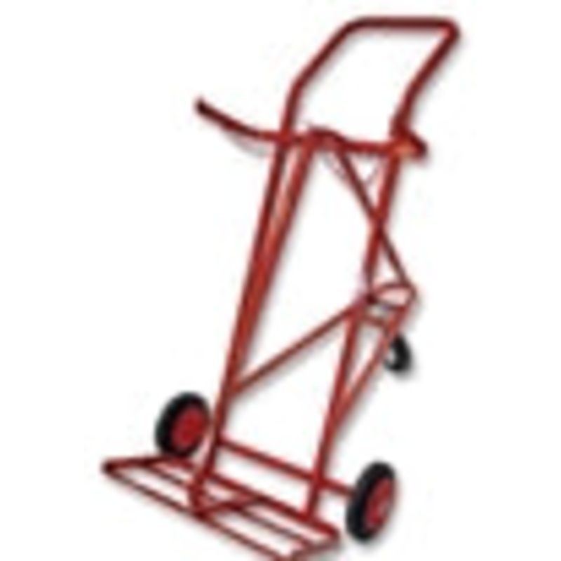 Double Cylinder Trolley Oxygen/Propane 3 Wheeled 8" Tyres [4530]