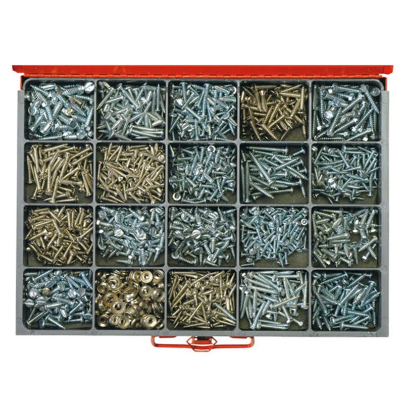 Champion Master Kit 1680pc Comb Self Tapping Screw Asst