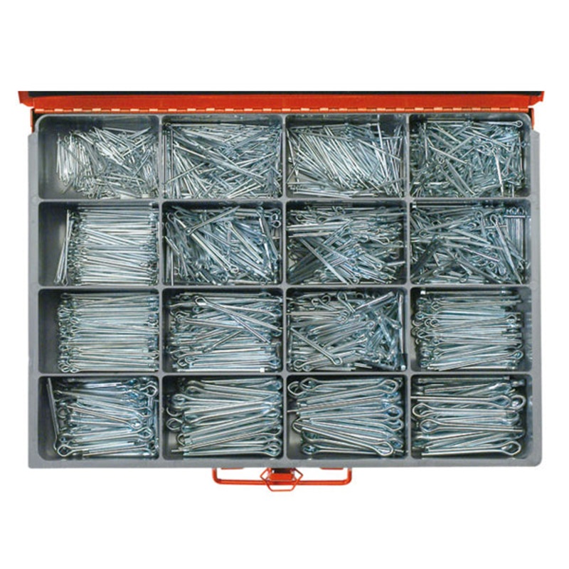 Champion Master Kit 1540pc Zinc Plated Steel Split Pin Asst