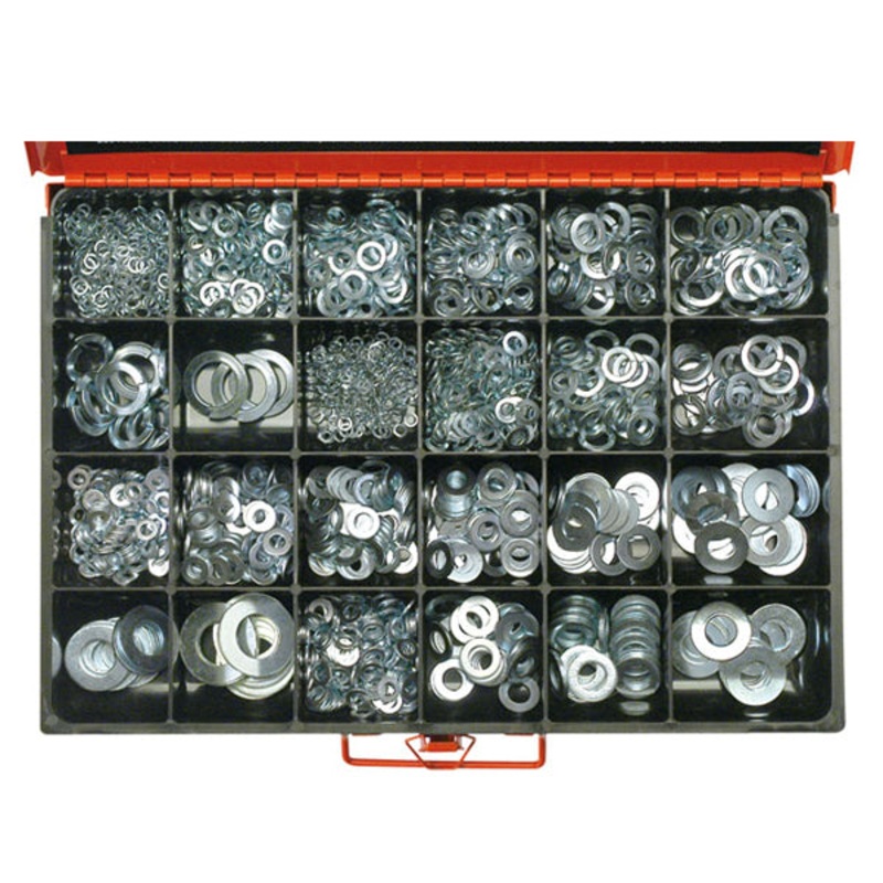 Champion Master Kit 1628pc Flat & Spring Washer (mm/imp)