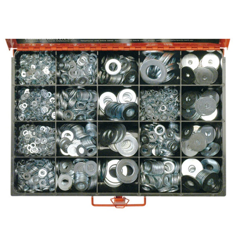 Champion Master Kit 2190pc Metric & Imp Flat Washer Asst