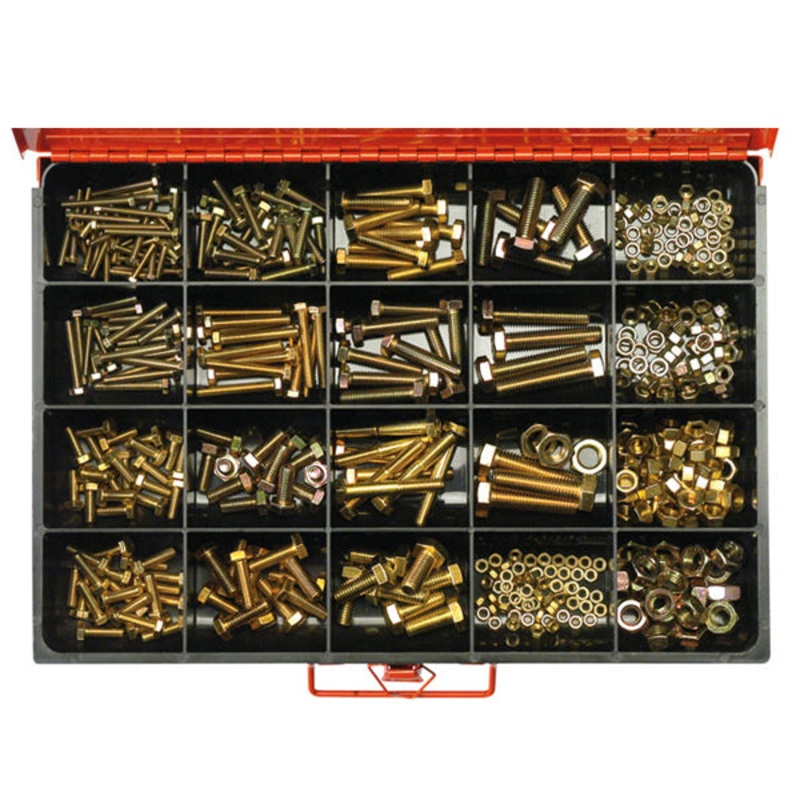 Champion Master Kit 431pc Metric Bolt, Set Screw & Nut Asst