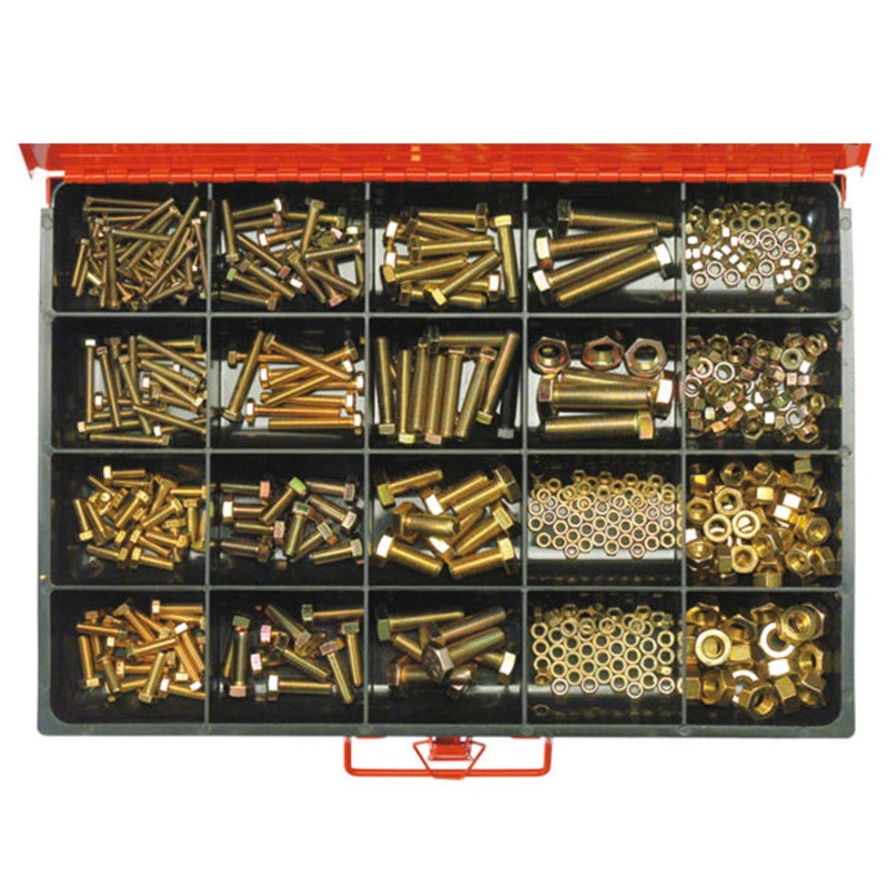 Champion Master KIt 480pc Metric Bolt, Set Screw & Nut Asst