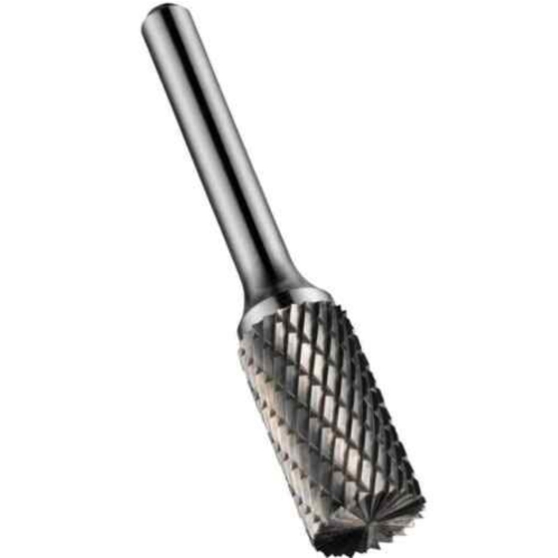 Rotary Burr Tungsten Carbide 12mm Cylinder With Flat Cut End 6mm Shaft HMC/B61220/6 [7322]