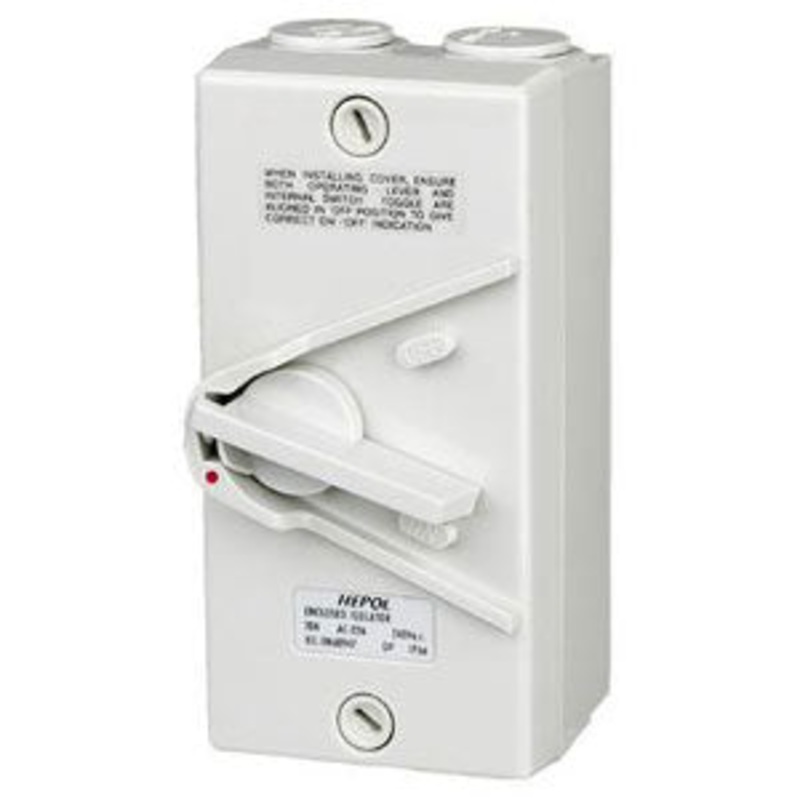 20A 1 Pole Isolator Ip66