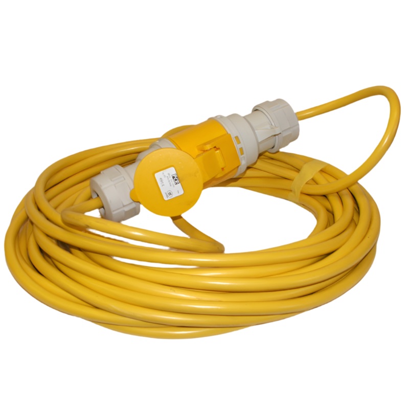 Extension Lead 110V x 14 Mtr 4.0mm 32A Plug  [1518]