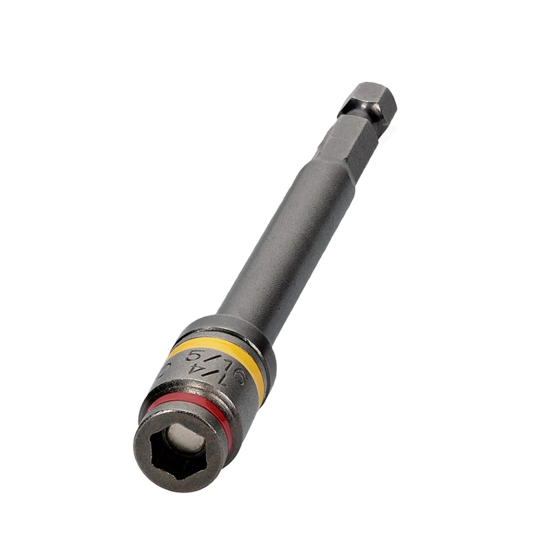 Malco MSHMLC2 C-RHEX Building Construction Series Cleanable, Reversible Magnetic Hex Driver (1/4" & 5/16")
