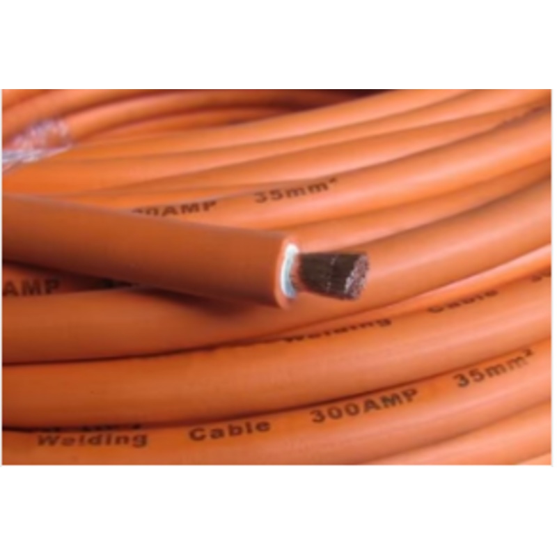 Metre Copper Welding Cable 25mm Sq. Orange Double Insulated (230A) [15012]
