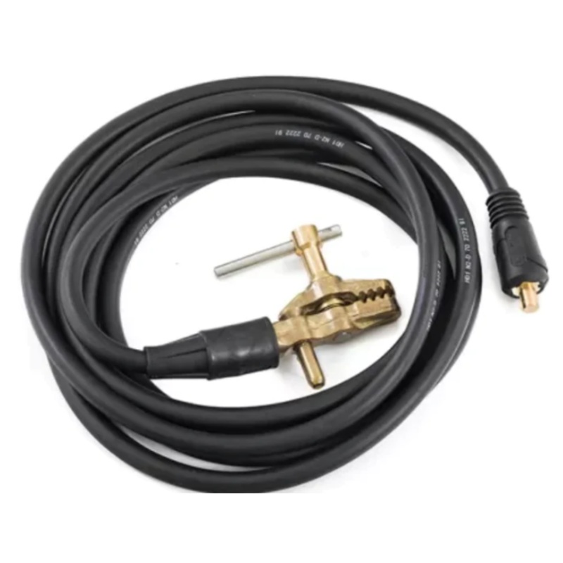 Welding Cable 10m 70mm Sq. c/w Myking Earth Clamp 600  [15941]