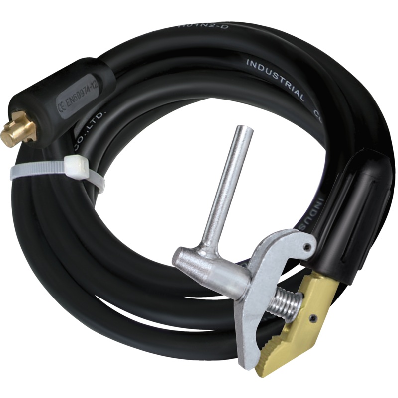 Welding Cable 5m 50mm Sq. c/w Earth Clamp 600  [1498]