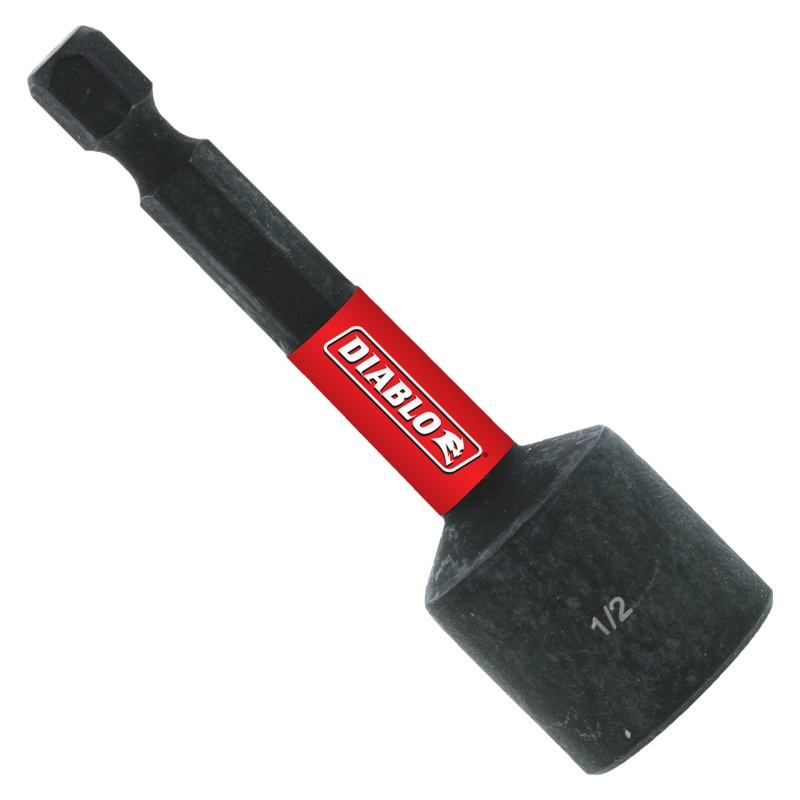 Diablo DNTSL12B 1/2" x 2-9/16" Magnetic Nut Driver (Bulk)