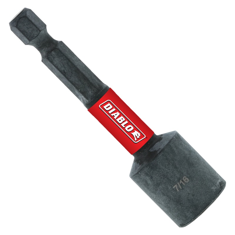 Diablo DNTSL716B 7/16" x 2-9/16" Magnetic Nut Driver (Bulk)