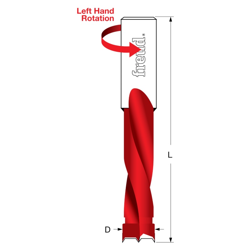 Freud BP63570L 1/4 (Dia.) Brad Point Bit