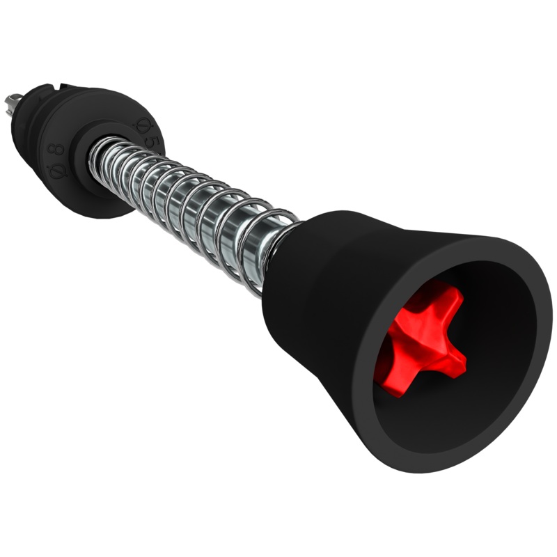 Diablo DMAPLA4420 3/8" x 4" x 9" AMPED Rebar Demon SDS-Plus 4-Cutter Full Carbide Head Dust Extraction Hammer Drill Bit