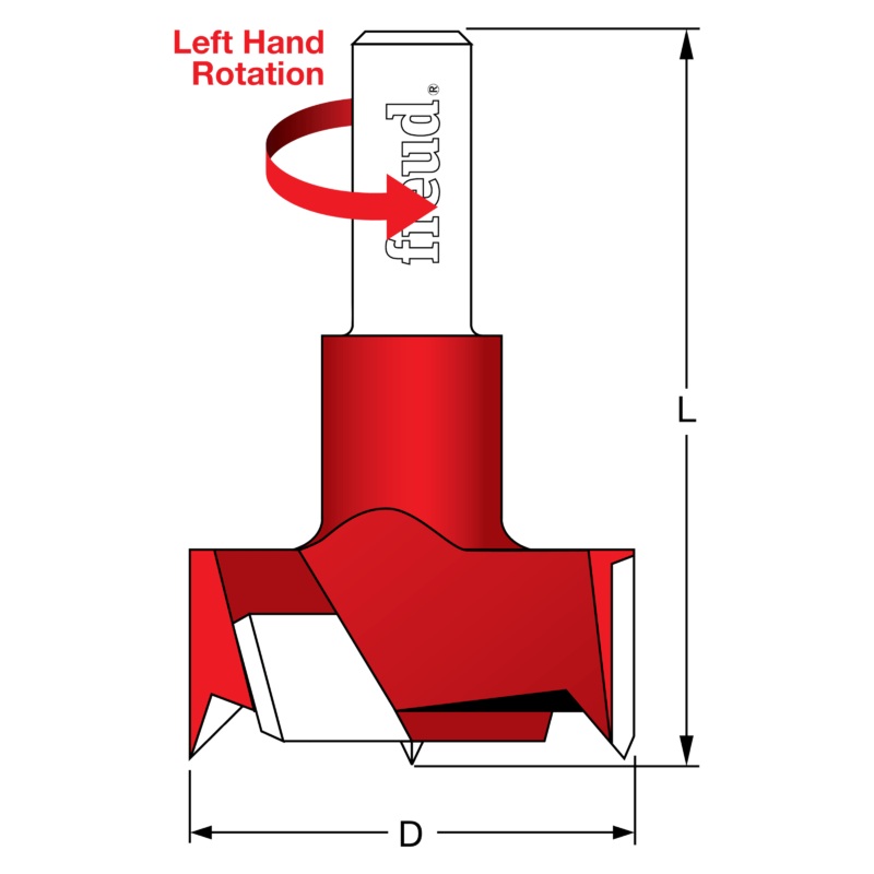 Freud CB24057L 24 mm (Dia.) Cylinder (Hinge) Bit