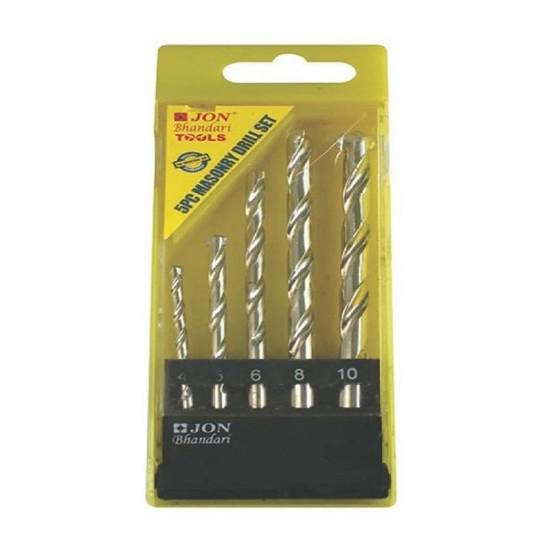 JON BHANDARI MASONRY LONG DRILL 5 PCS SET