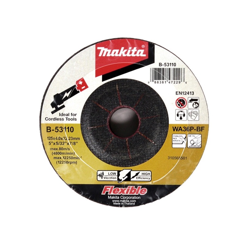 Disco abrasivo Makita B-53110 125 mm x 22,23 mm - 100 piezas