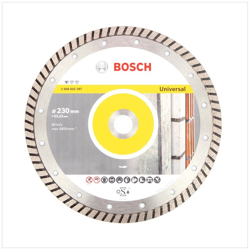 Disco de corte diamantado Bosch 230 x 22,23 Estndar para Universal Turbo (2608602397)