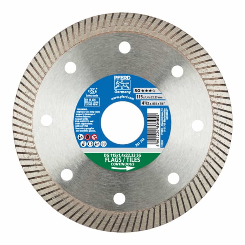 Disco de corte diamantado PFERD DG SG  125 mm dimetro 22,23 mm (8000429371)