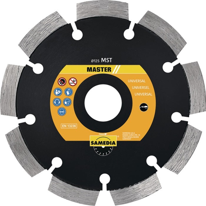 Disco de corte diamantado SAMEDIA MST  125 mm dimetro 22,23 mm (4000844265)