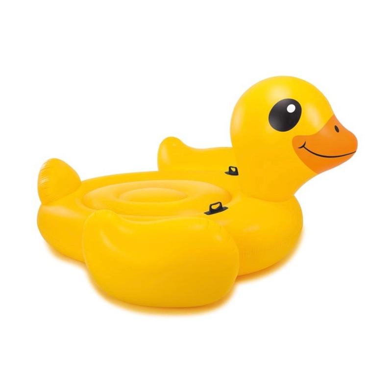 Intex Mega Duck Juguete Acutico Isla de Bao 221x221 cm (56286EU) Vinilo Hinchable