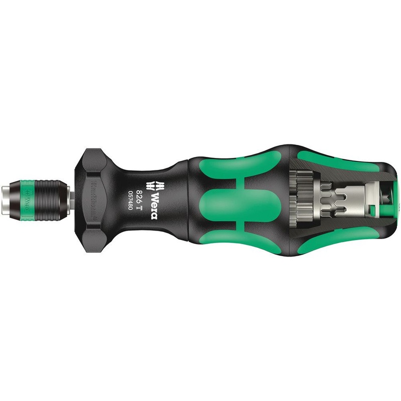 WERA Portapuntas 826 T Kraftform Turbo con portabrocas de cambio rpido (4000829823)