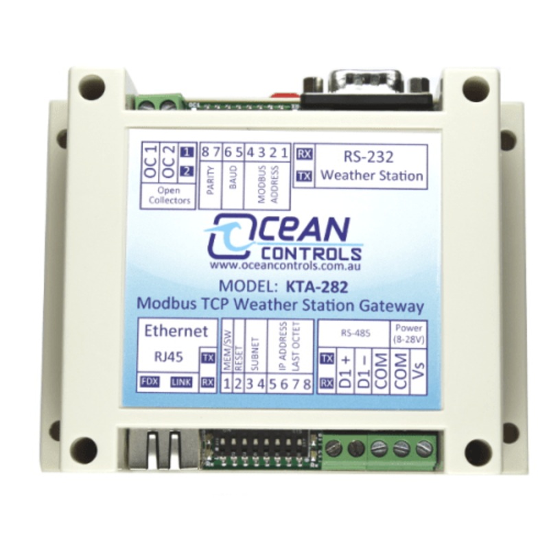 Modbus TCP Weather Station Gateway - ICKTA-282
