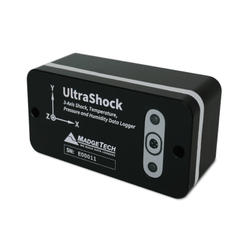 Temp, Humidity, Pressure And Tri-Axial Shock Recorder (100G)