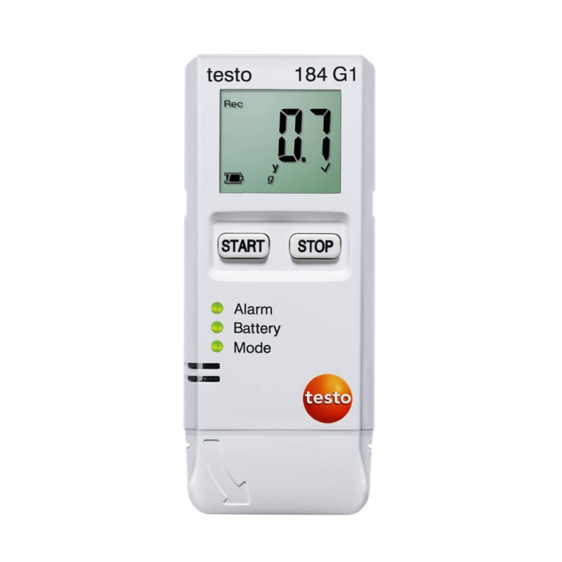 testo 184 G1 - Vibration, humidity and temperature data logger for transport monitoring