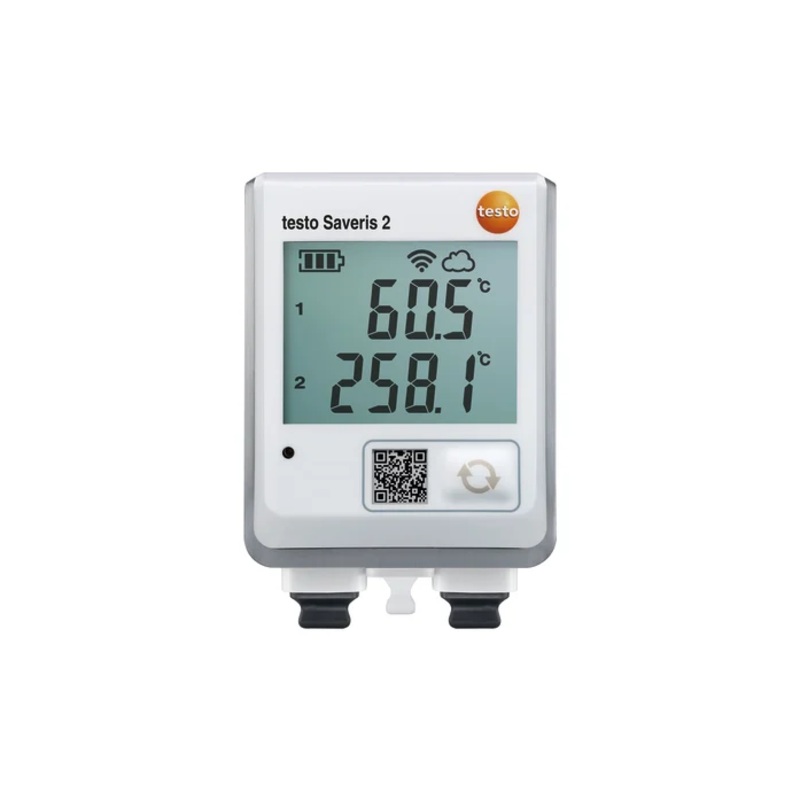 testo Saveris 2-T3 - WiFi data logger with display and 2 connections for TC temperature probes