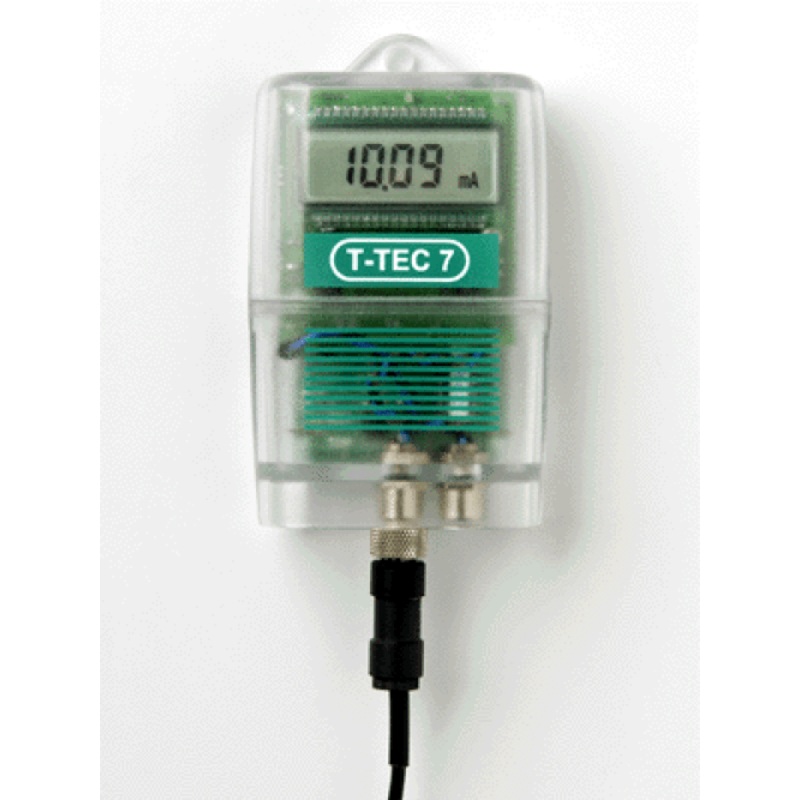 T-TEC 7-3A Temperature Data logger for 4-20 mA input with display