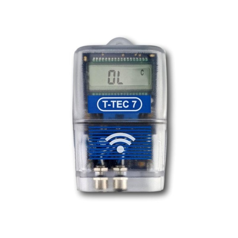T-TEC F-RF Wireless temperature data logger with dual temperature sensors