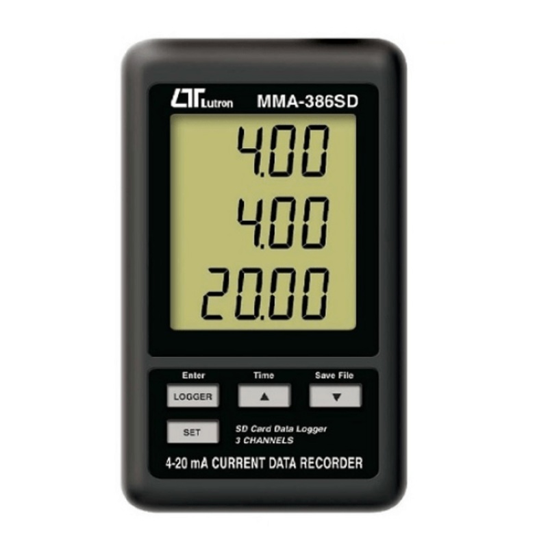 Three Channel 4-20mA current Data Logger - MMA-386SD