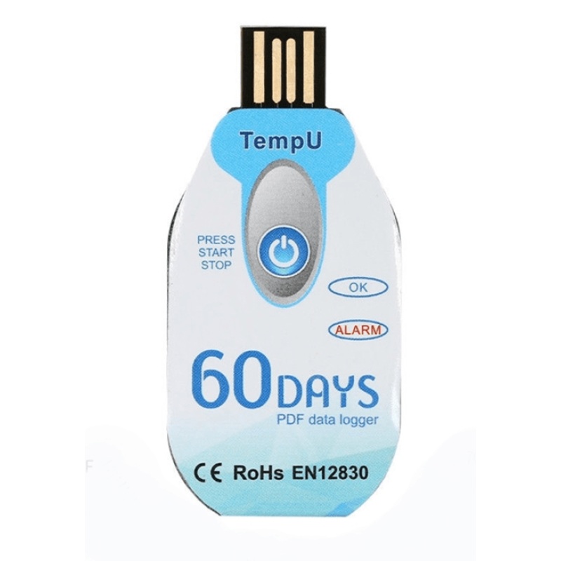tzone TempU02 Single Use PDF Temperature Data Logger