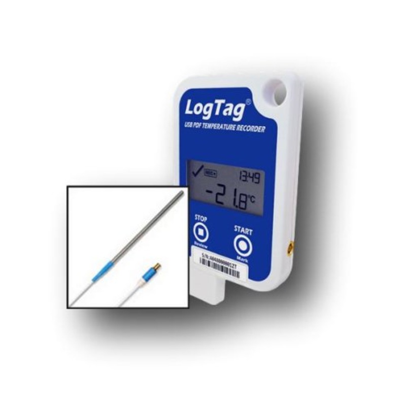 USB LogTag with Display and Sensor (65mm tip, 1.5m cable)