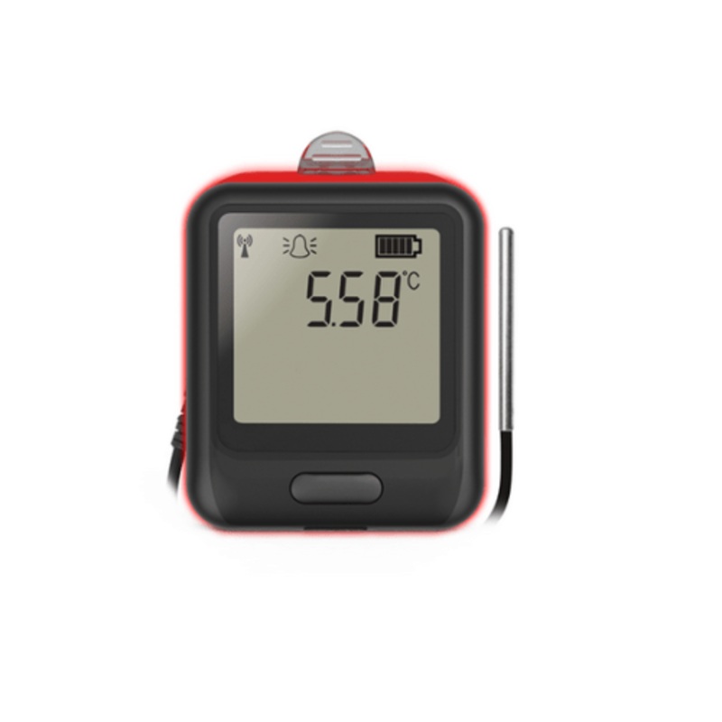 WiFi-Connected High-Accuracy Temperature Data Logger with Alarm Warning Light and Sounder
