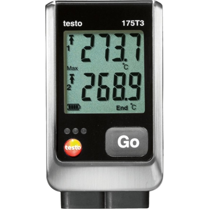 2-Channel Temperature Data Logger With Ext Sensor Connections