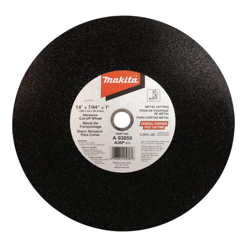 MAKITA CUT OFF WHEEL 14INCHX7/64X1 CUTTING WHEEL 355X2.8X25.4MM  PACK OFF 2