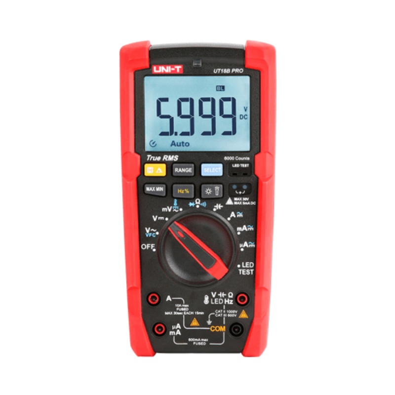 UT18B PRO 1000V True RMS Digital Multimeter