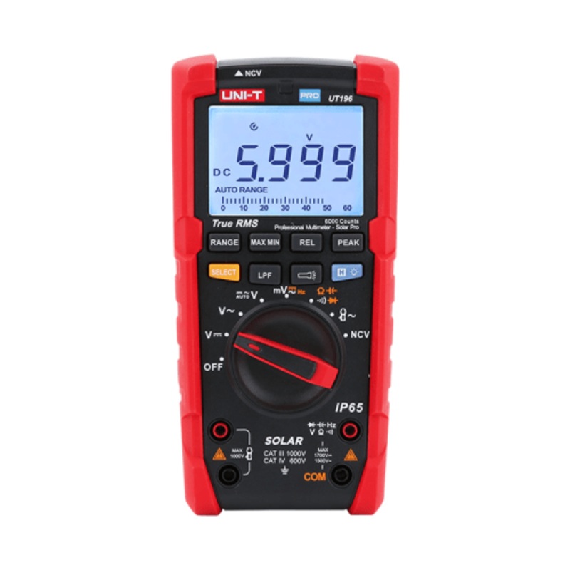 UT196 1700V DC True RMS Professional Multimeter  Solar Pro
