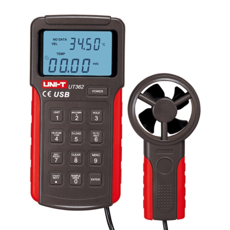UT362 Anemometer with USB