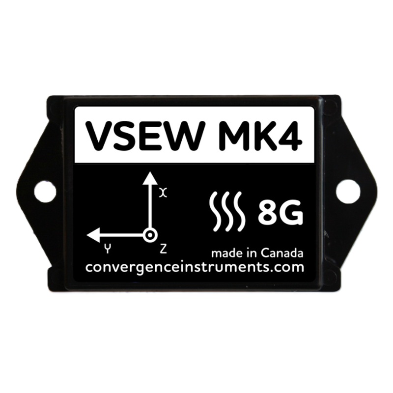 Wireless Vibration Meter Data Logger - VSEW_mk4_8G