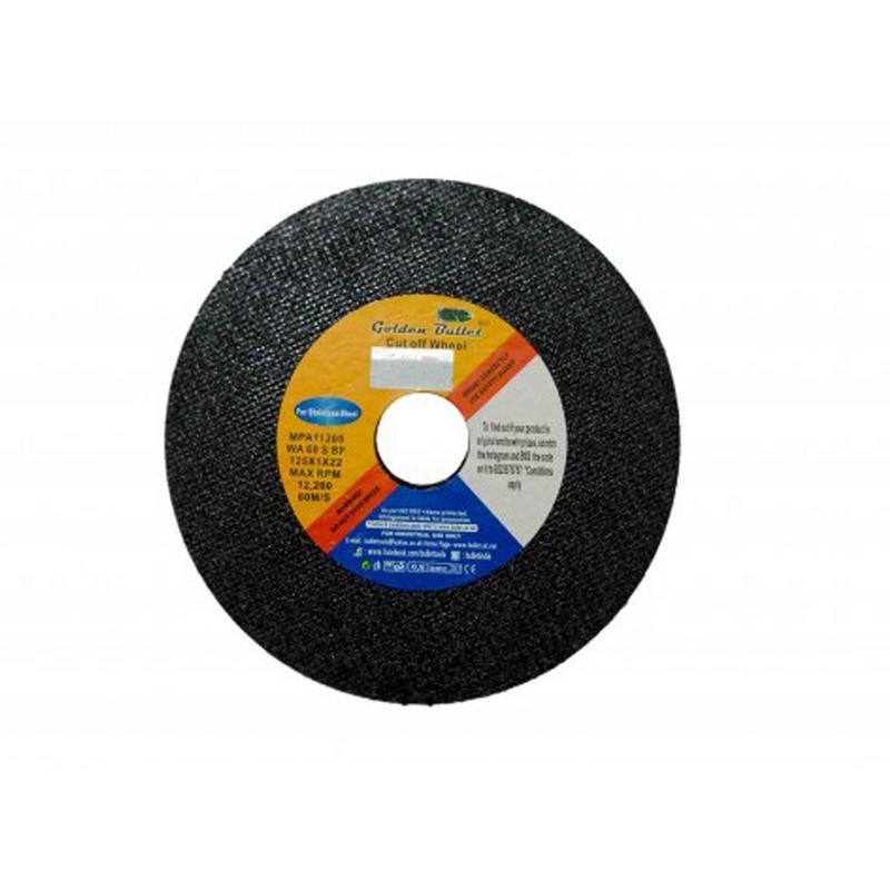 BULLET 4X1INCH SS CUTTING WHEEL BLACK 105X1X16MM