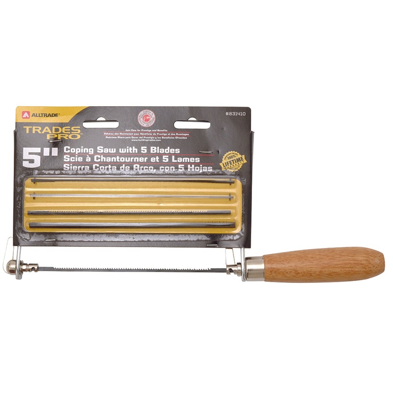 Coping Saw with 5 Blades