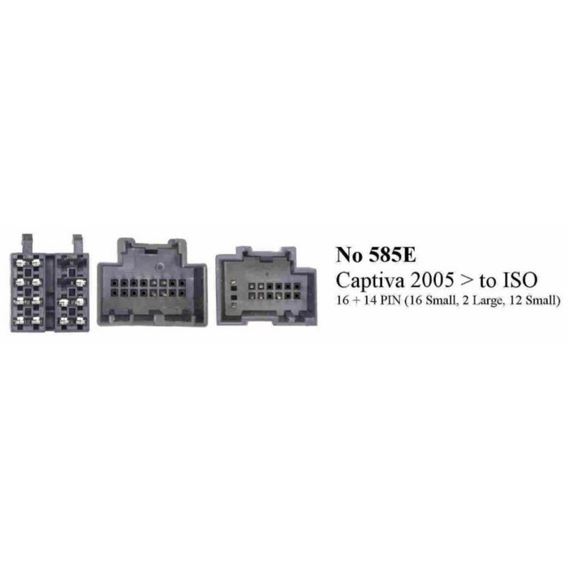 Car Stereo Harness Holden Captiva 7 2006 -2012 (Non-Amped) (2 Plug)